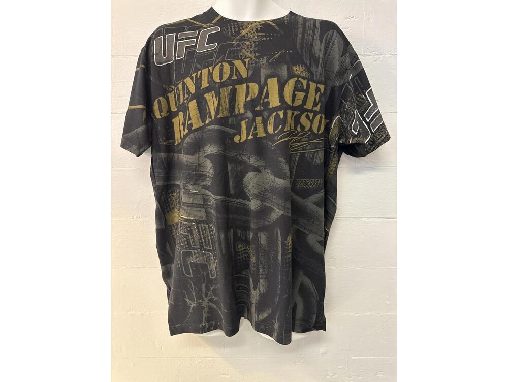 Y2K UFC Quinton Rampage Jackson all over print t-shirt NWT